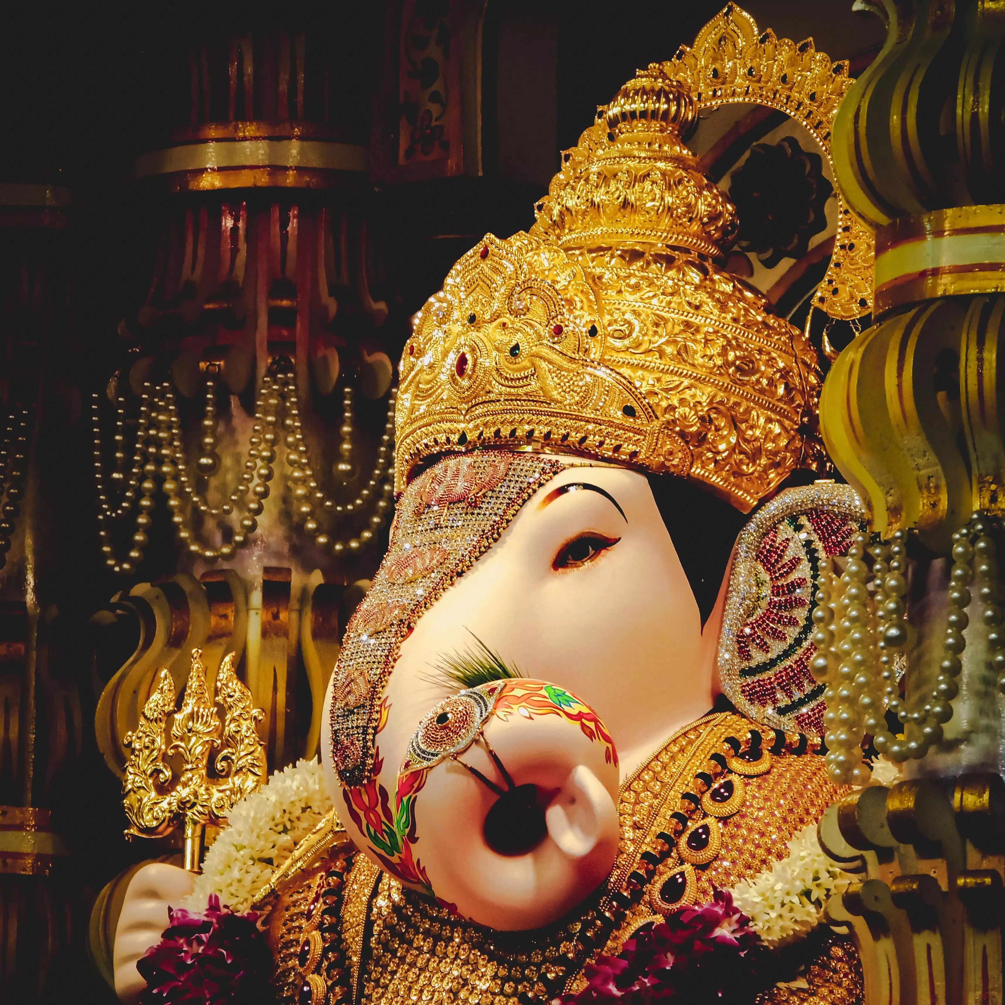 painting ganapati images
